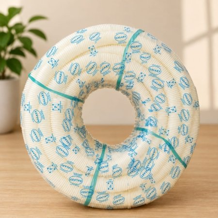 Pipe Roll 32MM-30MTR - Galaxy - White, Ivory